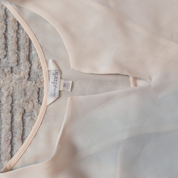 Charming Charlie Cream Blouse - Picture 2 of 6